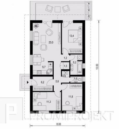Novostavba bungalovu-možná výmena za byt s doplatkom - fotografia 10